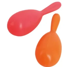 Coppia di maracas di 19 cm di colori assortiti