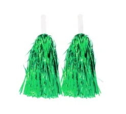 Coppia di Pompon Brillanti con Manico in diversi colori