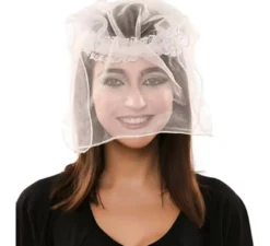 Copricapo da sposa bianco