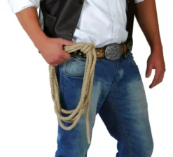 Corda da cowboy western 185 cm.