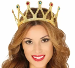 Corona della regina in oro e pietre