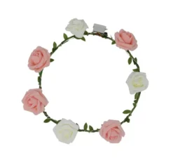 Corona di rose con luce
