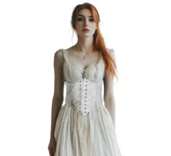 Corsetto bianco per donna