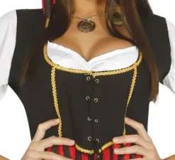 Corsetto di costume da donna pirata