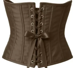 Corsetto pirata marrone per donna
