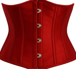 Corsetto pirata rosso per donna