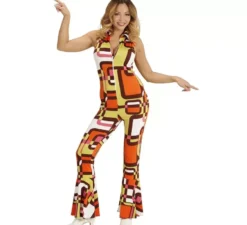 Costume anni '70 in tuta da donna