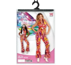 Costume anni '70 Orchidea in tuta da donna