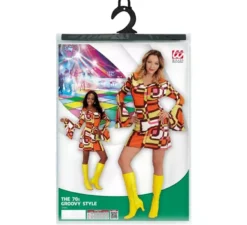 Costume anni '70 Tubetti Arancio per Donna