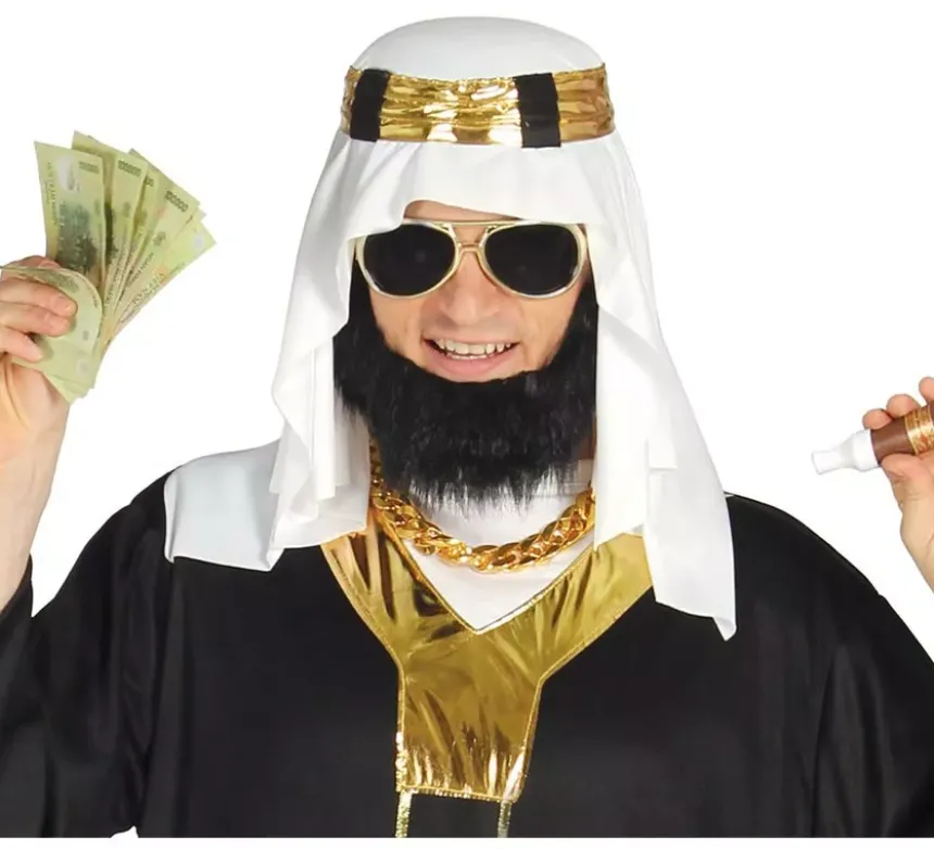 Costume arabo da sceicco per un uomo