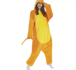 Costume arancione drago per adulti