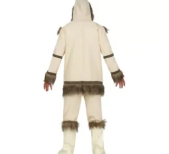 costume bianco Eskimo per gli uomini