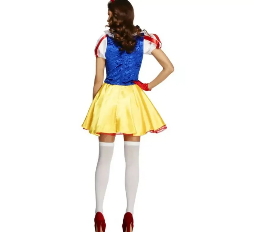 Costume bianco neve per una donna