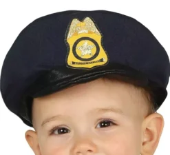 Costume blu della polizia per bambini piccoli