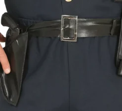 Costume blu della polizia per un uomo