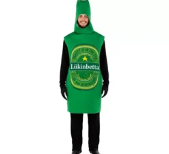 Costume bottiglia di birra per uomo