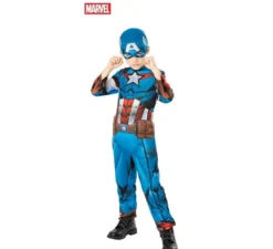 Costume Capitan America Green Col per bambino