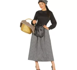 Costume Castañera con gonna lunga per donna