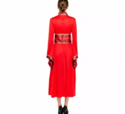 Costume cinese Hanfu rosso per donna