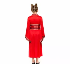 Costume cinese Hanfu rosso per ragazze