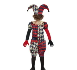 Costume classico da Arlecchino con diamanti per ragazzi