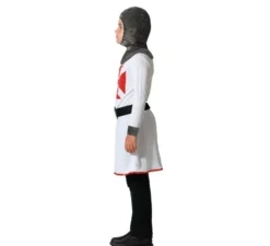Costume classico da cavaliere crociato per ragazzi