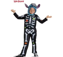 Costume classico da Stitch scheletro di Lilo & Stitch per bambini