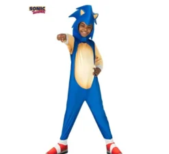 Costume classico di Sonic the Hedgehog con maschera per bambini