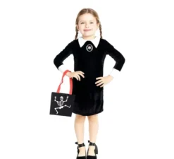 Costume classico nero da Sinister Girl per bambina e bambina