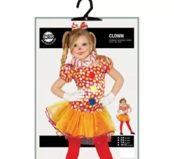 Costume Clown pois perbambina