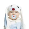 Costume coniglietto bianco e blu per bambino