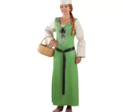 Costume contadino medievale per donna