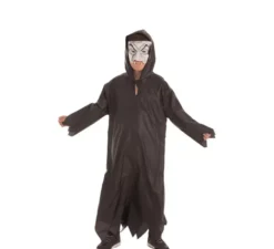 Costume con Tunica e Maschera Horror in 3 Modelli Assortiti per Bambini