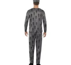 Costume criminale prigioniero per gli uomini