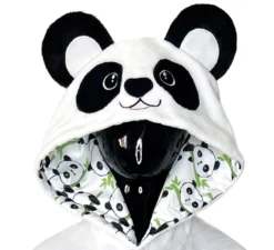 Costume da accappatoio Paco Panda per adulto