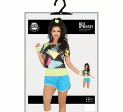Costume da aerobica anni '80 da donna