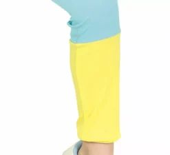 Costume da aerobica anni '80 per bambina