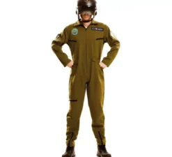 Costume da aeroplano da pilota per un uomo