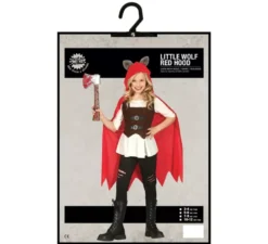 Costume da Ammazzalupi da Cappuccetto Rosso per bambina