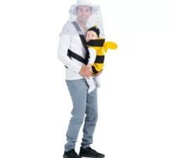 Costume da Apicoltore e Ape con copri zaino per adulto e bambino