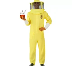 Costume da apicoltore professionista giallo per uomo