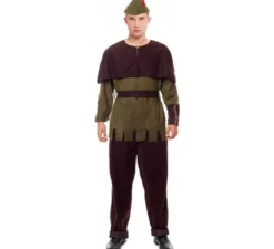 Costume da arciere della foresta per uomo
