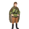 Costume da Arciere della foresta verde con mantello per bambino