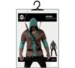 Costume da arciere medievale per un uomo