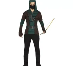 Costume da arciere oscuro della foresta per adolescenti