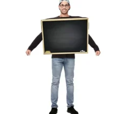 Costume da ardesia nera per scuola per adulti
