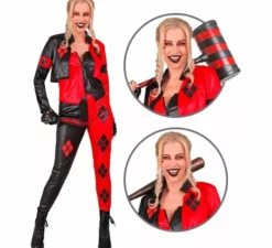 Costume da Arlecchino pericoloso per donna