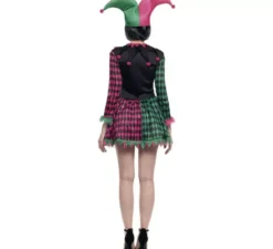 Costume da Arlecchino tricolore per donna