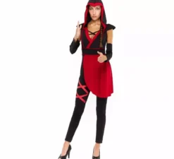 Costume da assassino ninja per donna