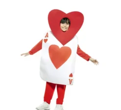 Costume da asso di cuori per bambini